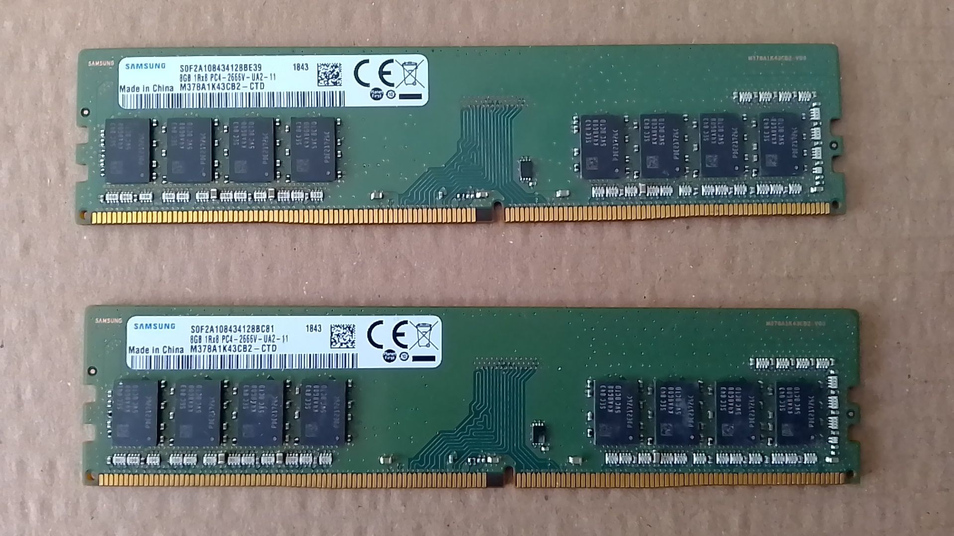 Ram Ddr4 2x8gb 2666 Samsung