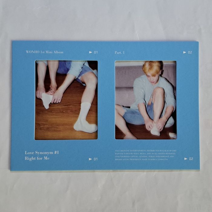 Wonho Love Synonym #1. Right For Me album