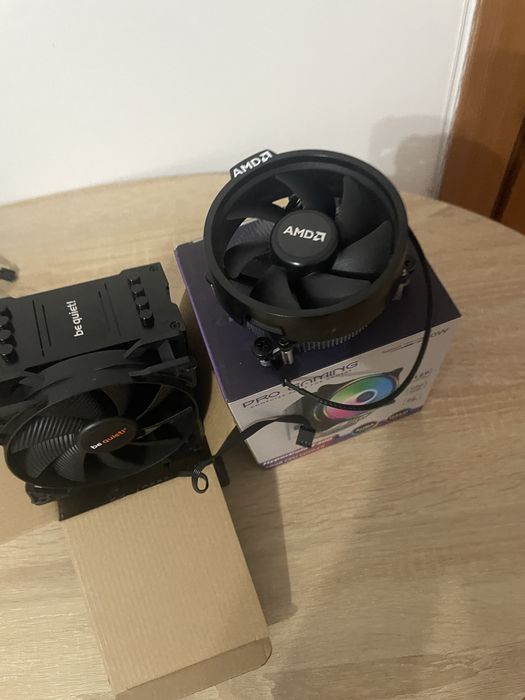 Coolere: Be quiet dark rock slim, AMD Stock, Progaming t400