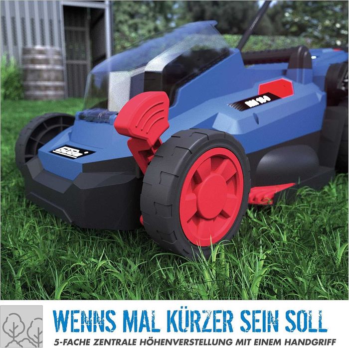 Акумулаторна косачка Gude Косене Събиране на трева Мулчиране