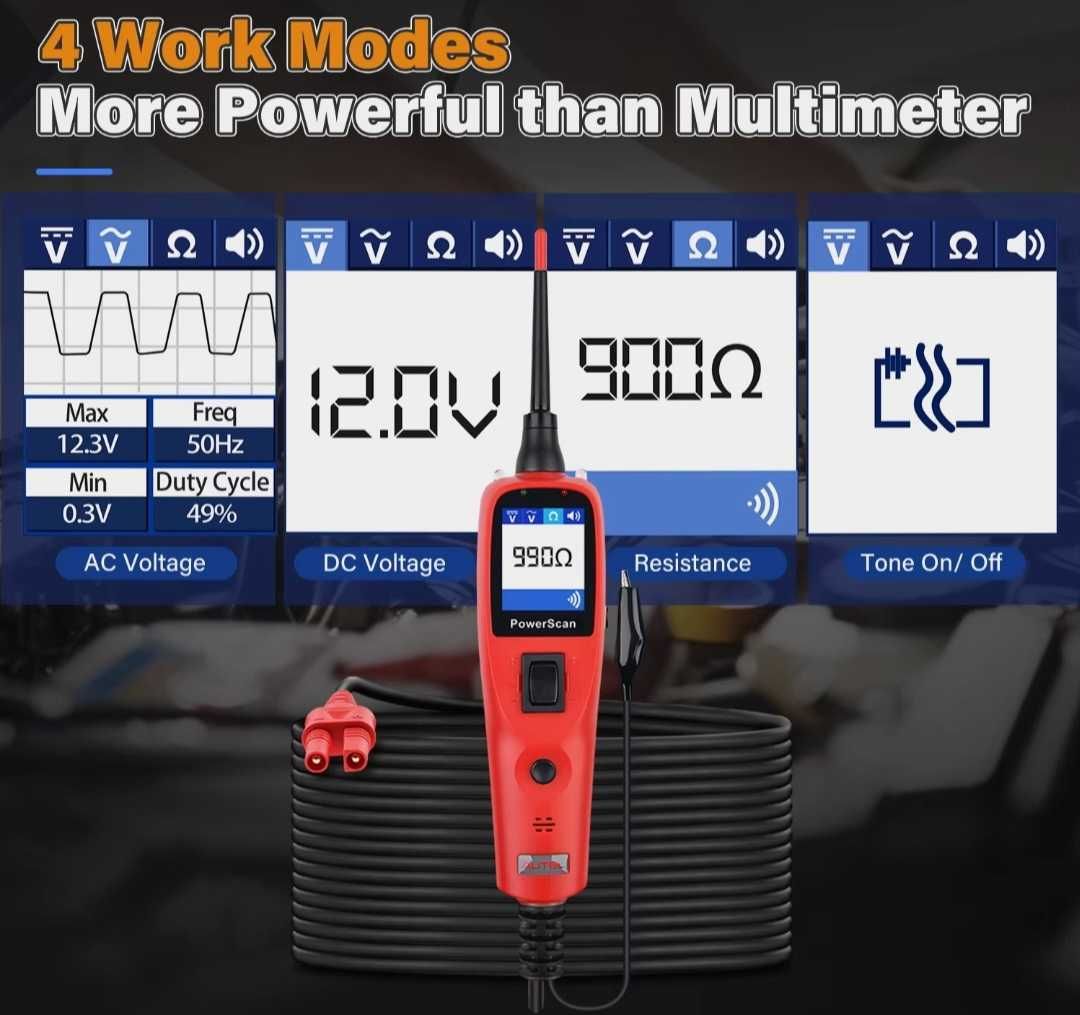 Autel PS100 тестер цепей. (контролька) Скидка!