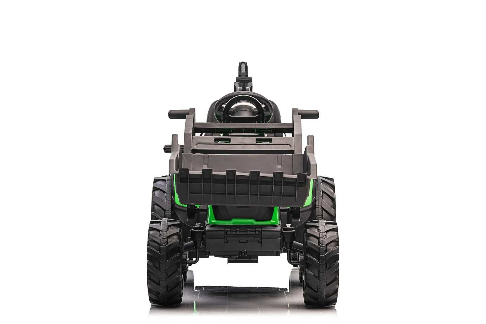 Tractor electric cu remorca pt copii 90W, cupa si incarcator incluse