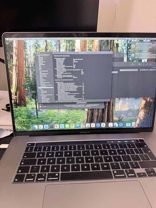 Macbook 16 inc 2019 Intel I7 32/512