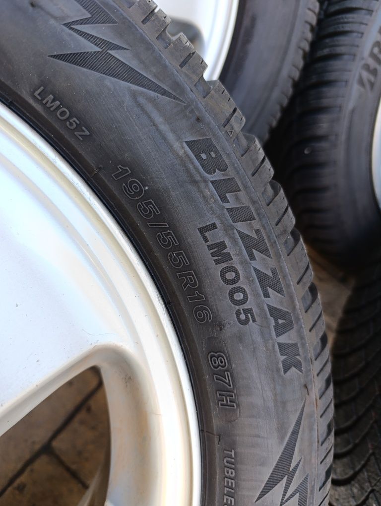 Джанти за Мерцедес 5х112 16 цола, Bridgestone 195/55/16