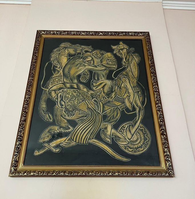 Картина:  Бәйге. Срочно