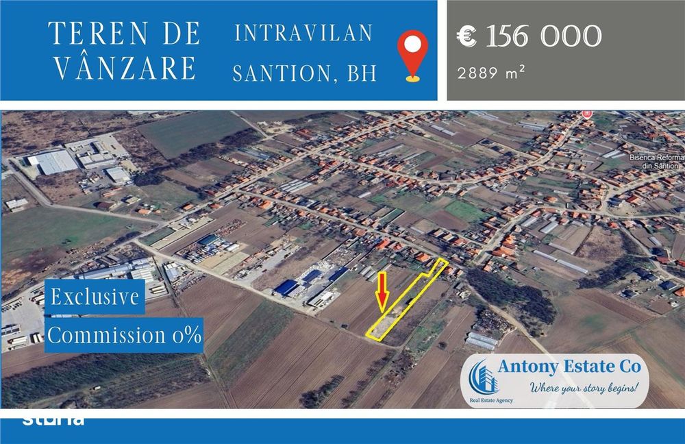 Teren intravilan de vanzare - Santion