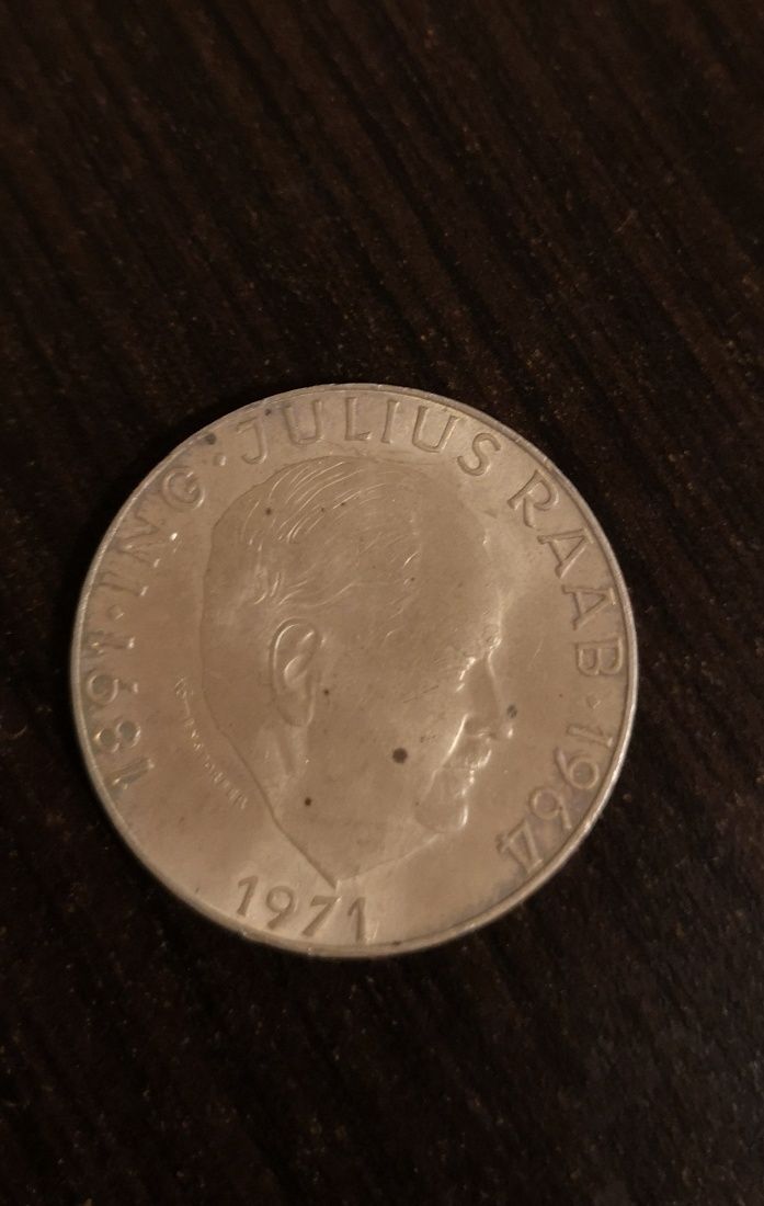 Moneda de colecție Argint 50 Schilling 1971