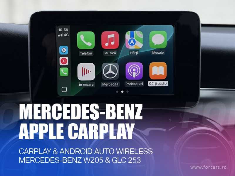 Apple CarPlay Android Auto Wireless Mercedes C Class W205 GLC X253