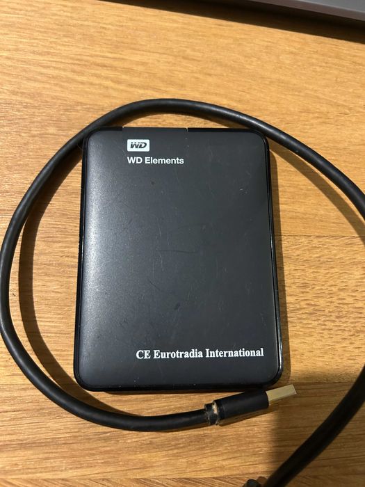 HDD extern WD Elements Portable, 500GB, 2.5", USB 3.0, Negru