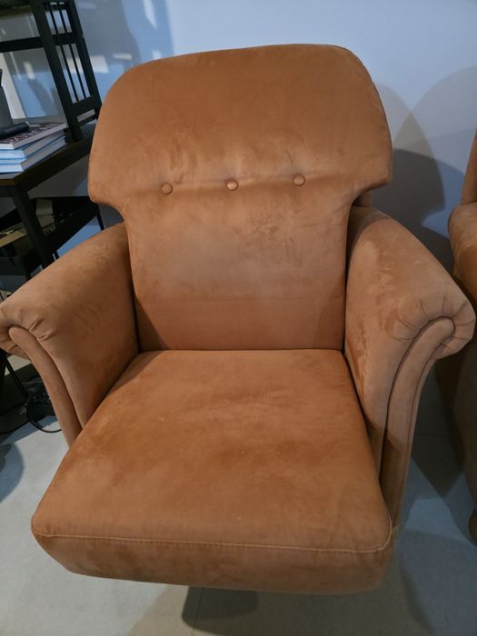 Canapea Luxury Calitate Moderna Cu Fotoliu si Ottoman Ca Noua