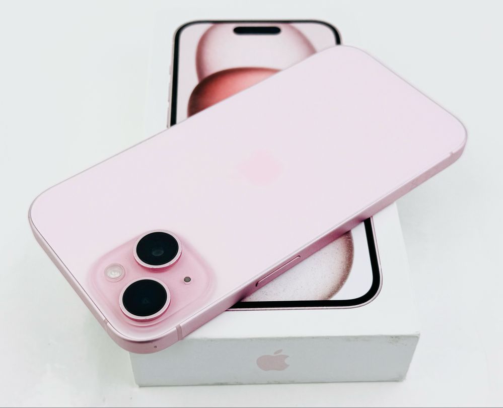 Apple iPhone 15 128GB Pink Перфектен! Гаранция!