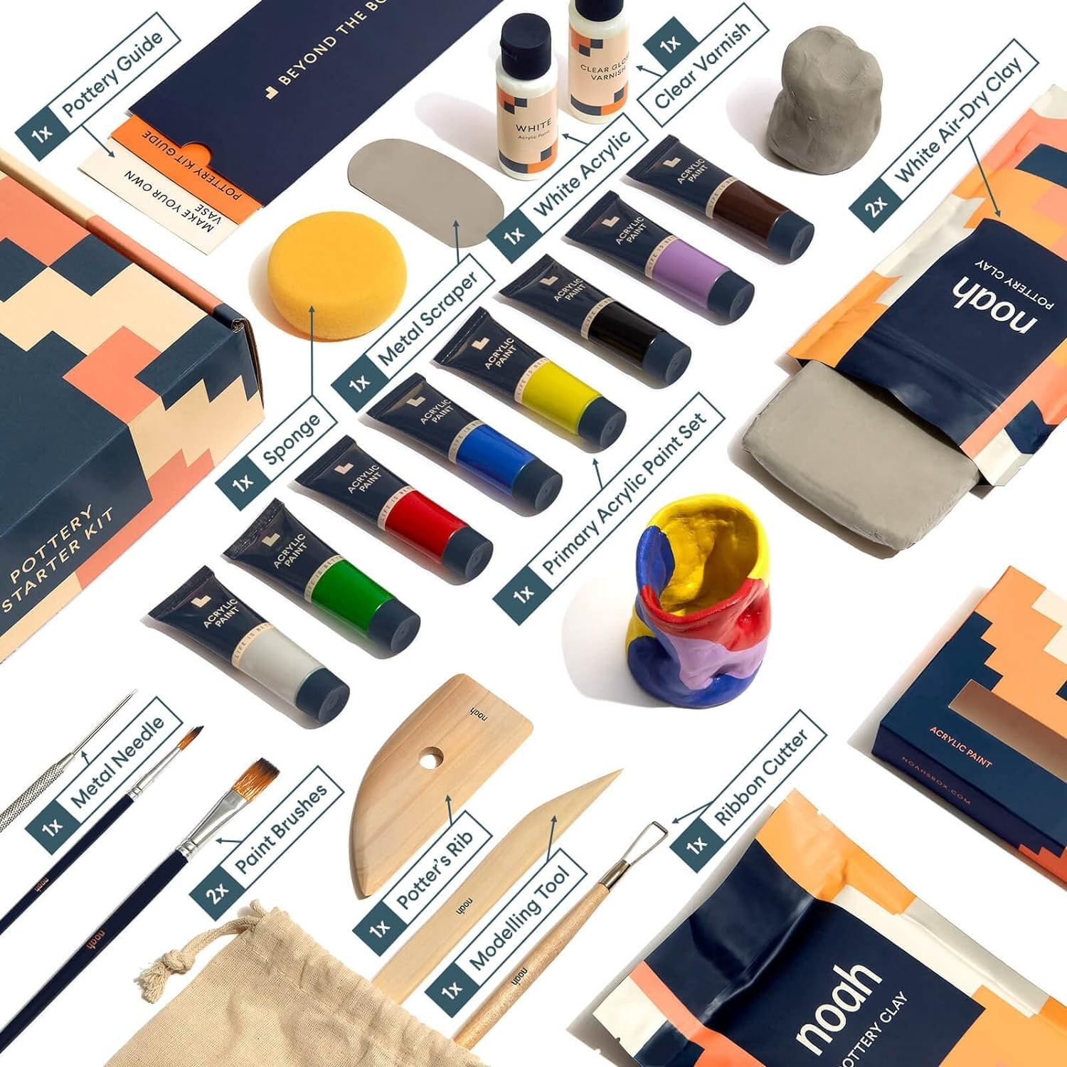 Комплект за грънчарство Noah Pottery Kit за начинаещи