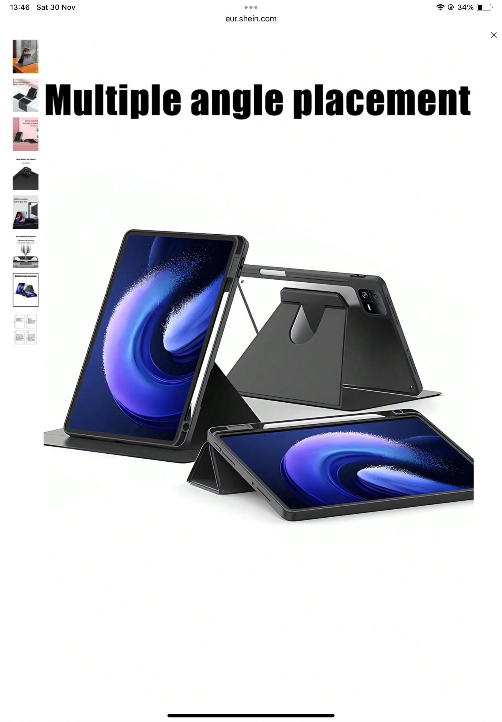 IPAD 4 CASE Black color