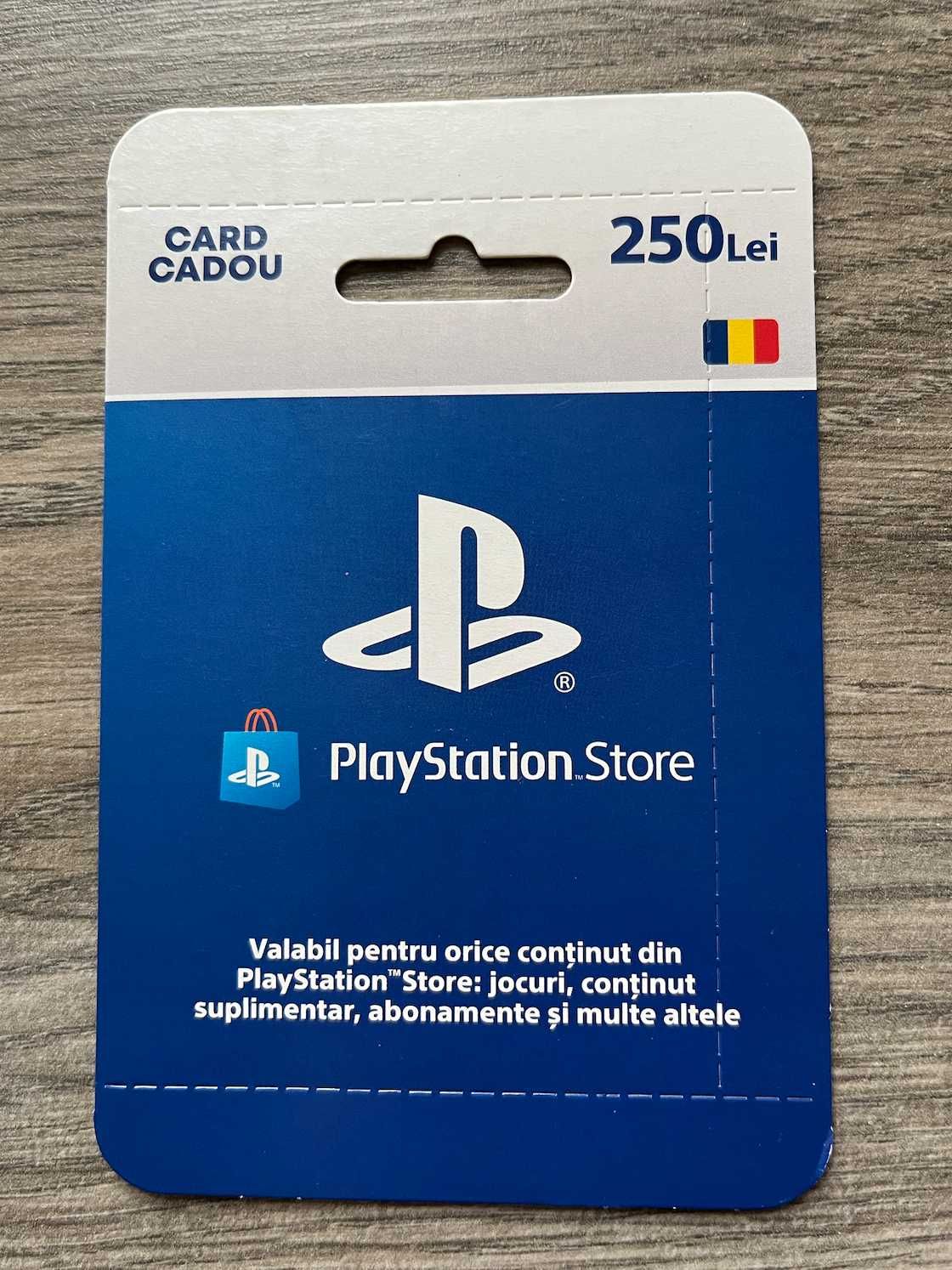 Card cadou voucher 250 lei PlayStation Store