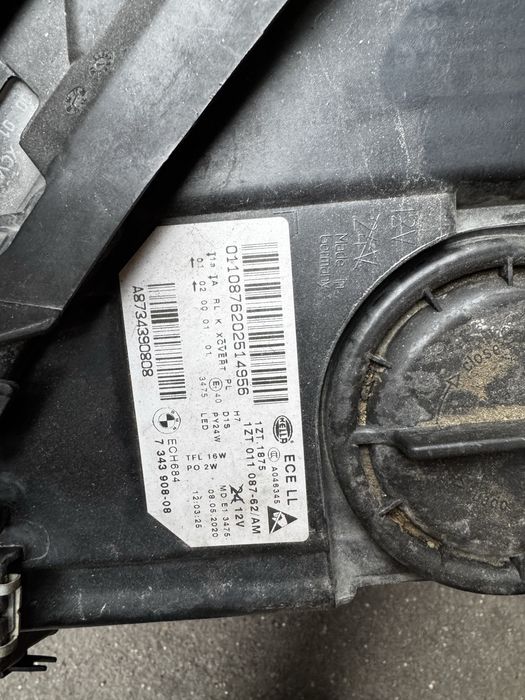 Far dreapta Bi-xenon adaptiv Bmw seria 5 F10 F11 facelift 2014 - 2016