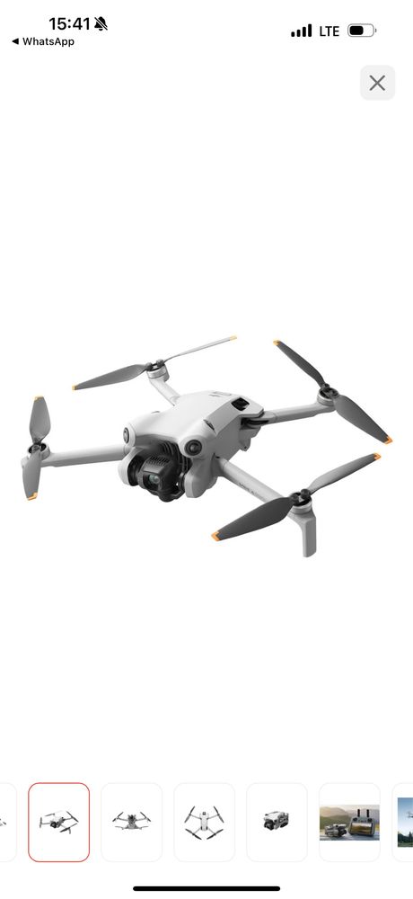 Дрон DJI Mini 4 Pro Fly More Combo Plus (DJI RC 2) белый