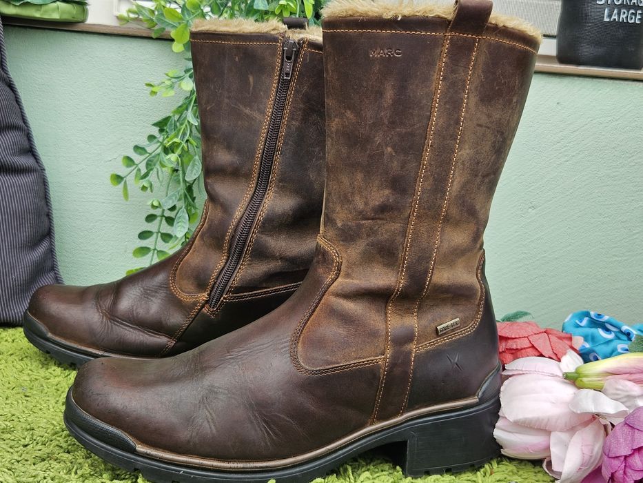 Marc топли ботуши естествена кожа N40