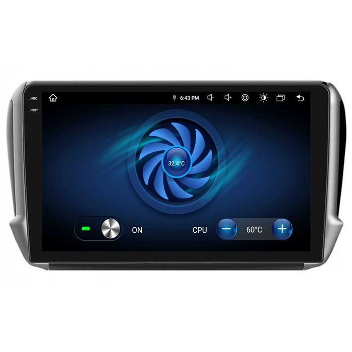 Navigatie Dedicata Andoid, Peugeot 208/2008  10Inch, Bluetooth,Carplay