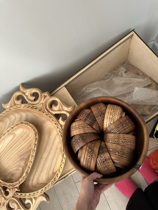 Посуда для бешпармак и кымыз новая