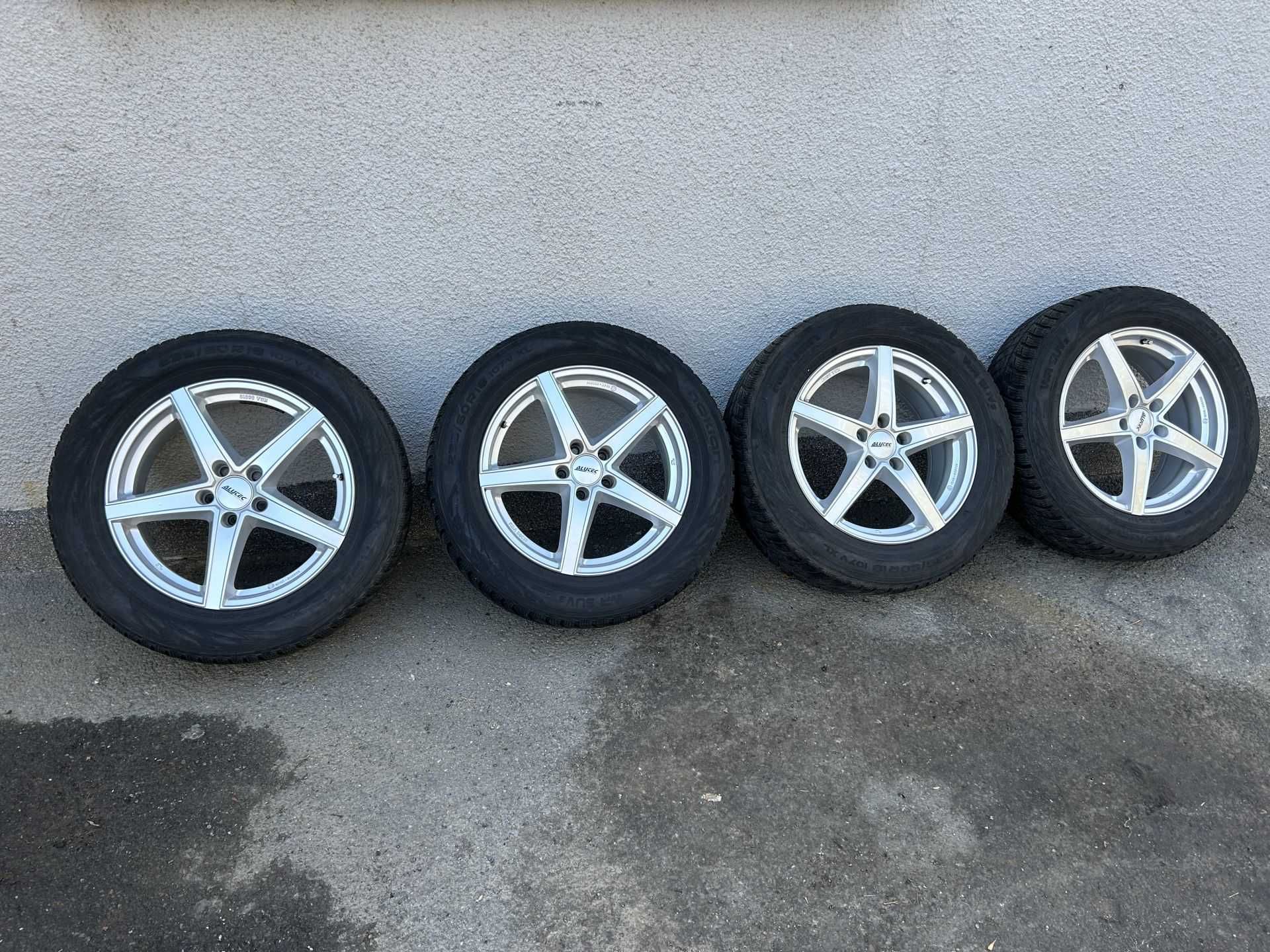 Roti iarna jante aliaj 18 Alutec 5x112 Audi, VW, Mercedes