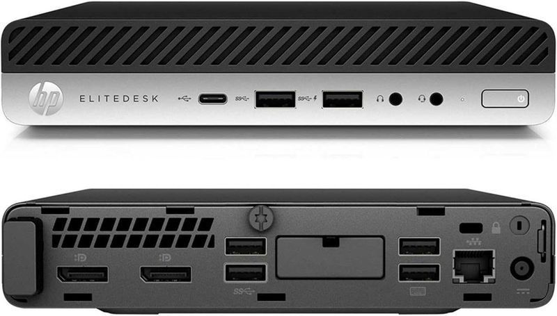 Мини Компютър HP Elitedesk 705 G4 DM 2400GE/8GB/256GB Wi-Fi Bluetooth