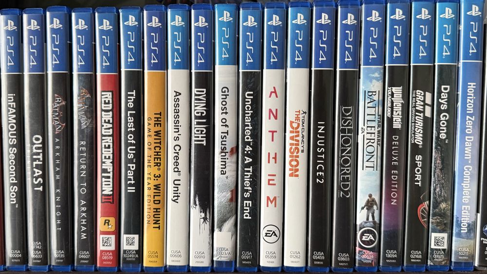PS4 игри всяка по 25 лева