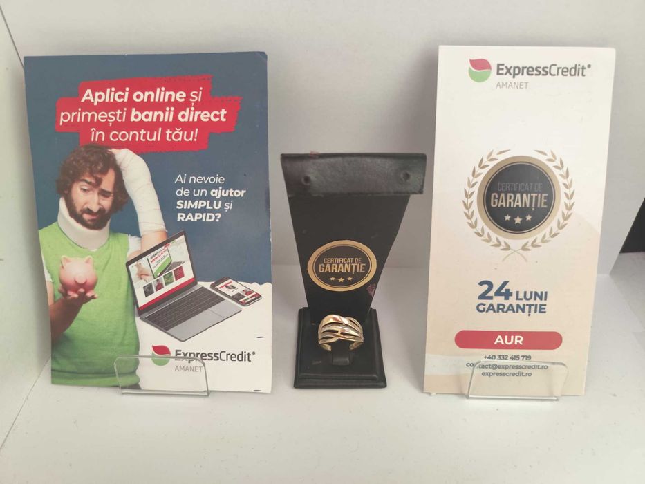 Inel aur 14 K, 3.05 gr. (Ag.39 Gara 2 / b17034.1)Garantie 2 Ani!