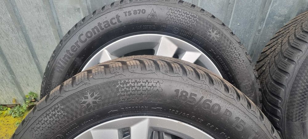 jante originale skoda fabia, skoda rapid, anvelope de iarna 185/60/15