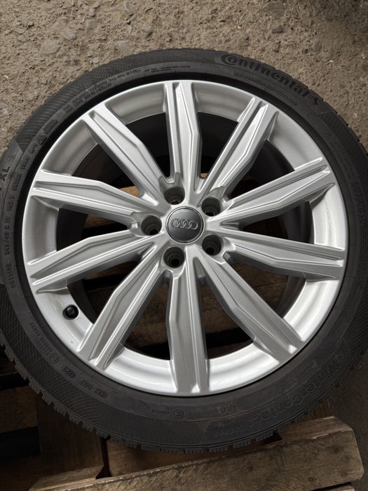 Jante originale Audi A6 cu anvelope iarna Continental 245/45 R19