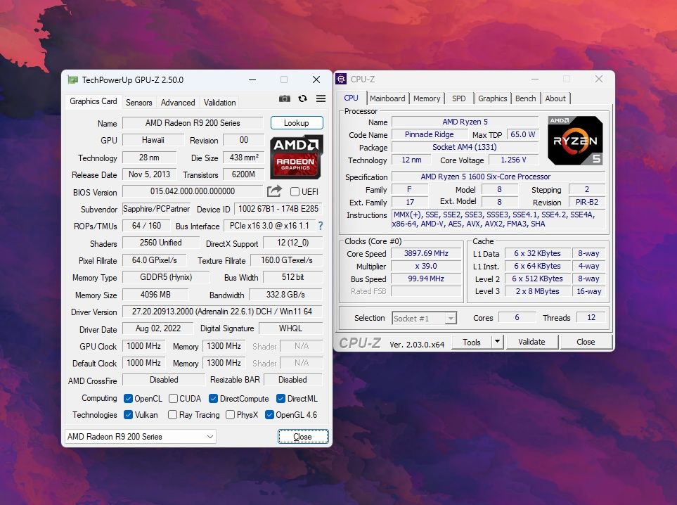 Геймърски компютър Ryzen 5 1600AF/AMD R9 290/