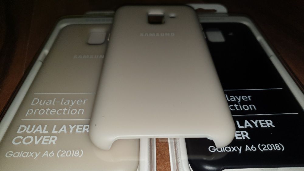 Husa antisoc originala Samsung Dual Layer Cover A6 2018 A600