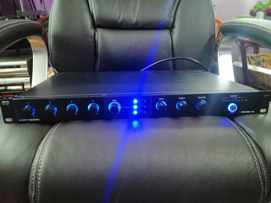 Proel AMP160XL Mixer Amplificator 160W 70/100V Schimb cu boxe active