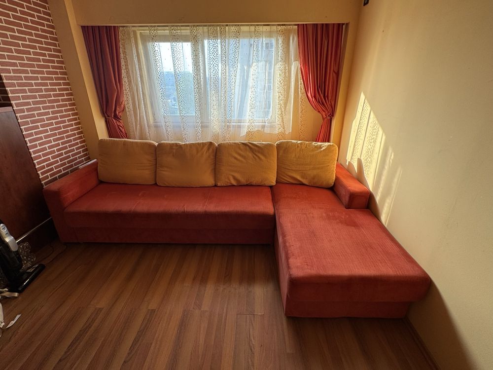 Canapea de colt extensibila Euromobila 4 locuri,