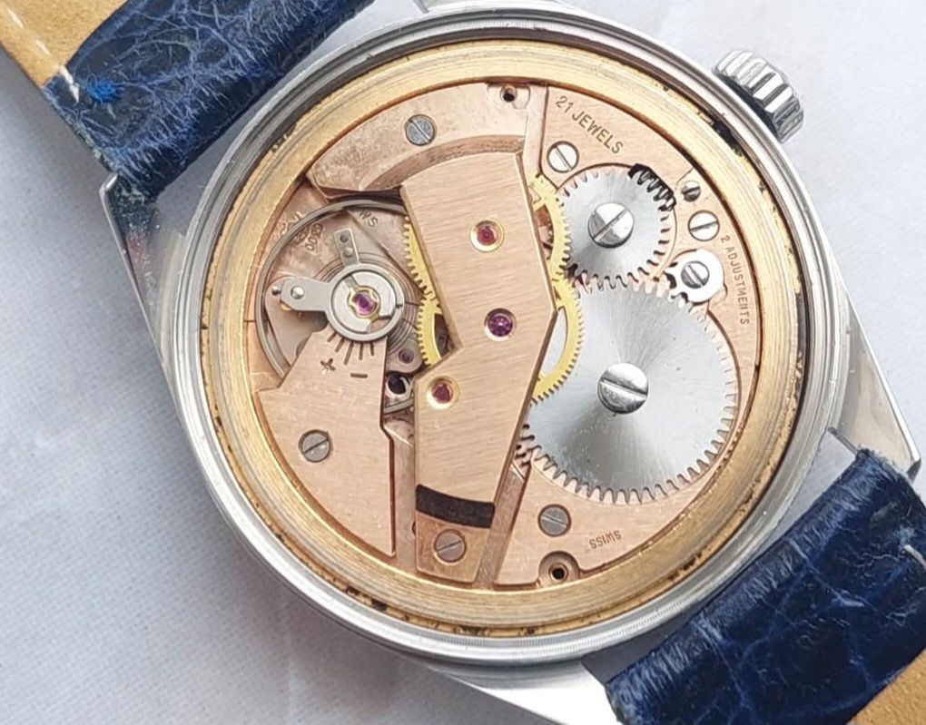 Ceas colectie Atlantic Worldmaster cu 21 rubine, albastru  colectie