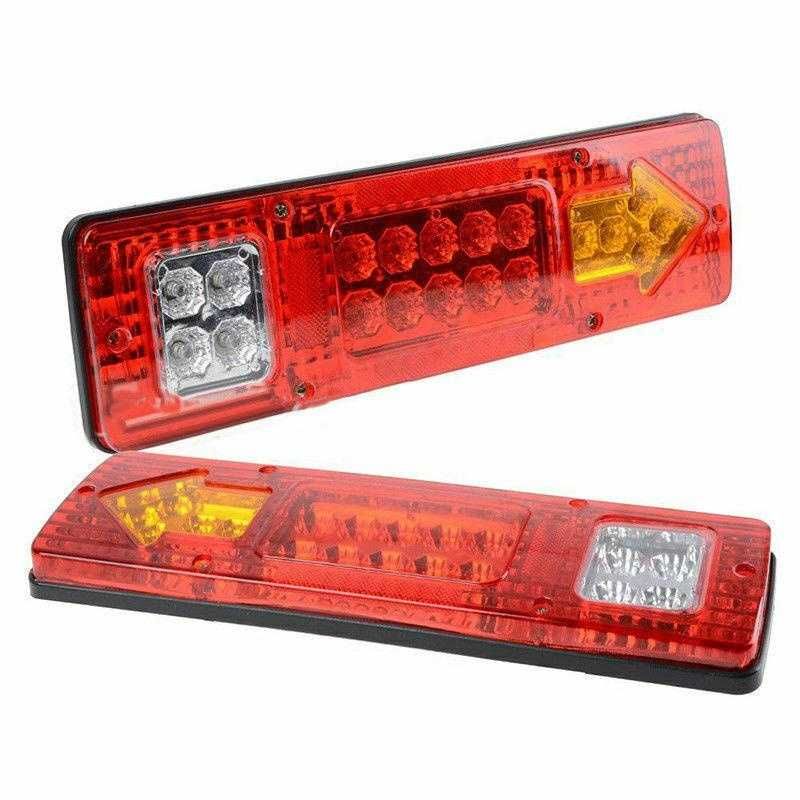 LED стопове, стоп светлина с мигач, задна светлина, 12v