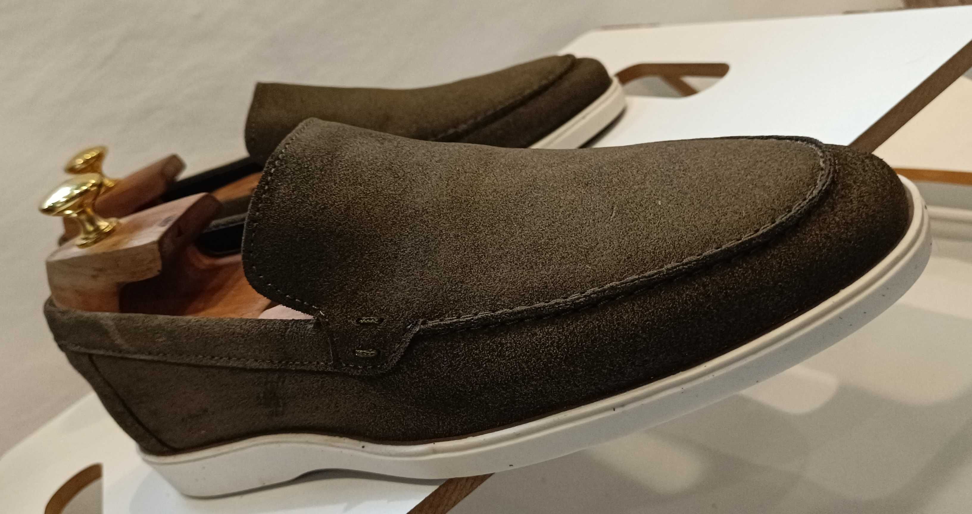 Pantofi mocasini casual 40.5 41 Jensen NOI piele naturala moale