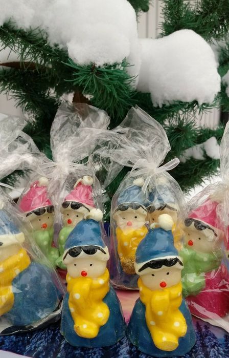 Свечи фигурные Снеговик