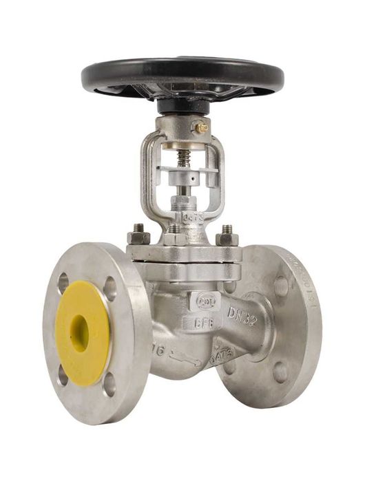 Клапан нержавеющий D= 8—500 мм, Давление: Ру10; Ру180; Ру16