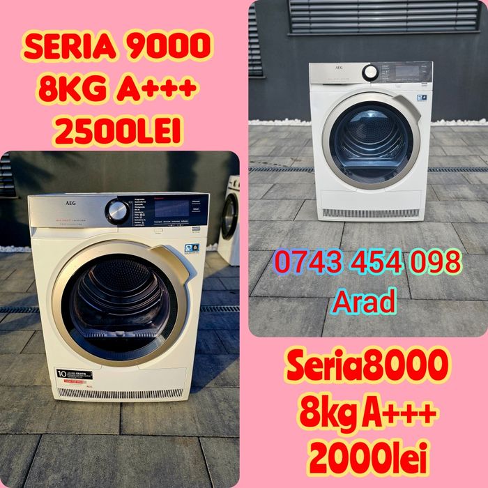 Masina de spălat uscator de rufe aeg bosch siemens Miele