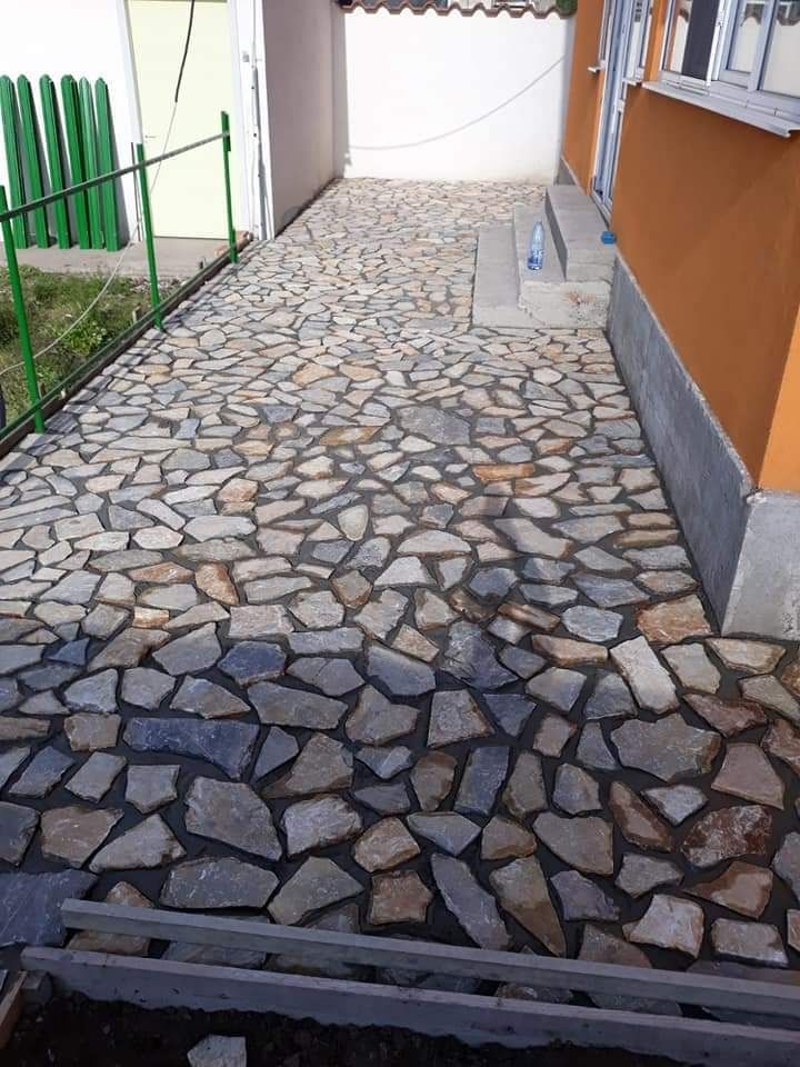 Piatra naturala de munte de Grecia 100% . Lucrez în toată Țara.
