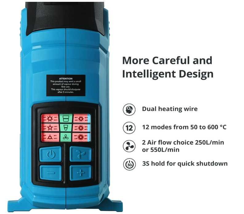 Pistol termic suflanta aer cald Tilswall 2000W