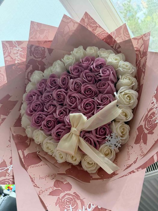 Buchet trandafiri de sapun