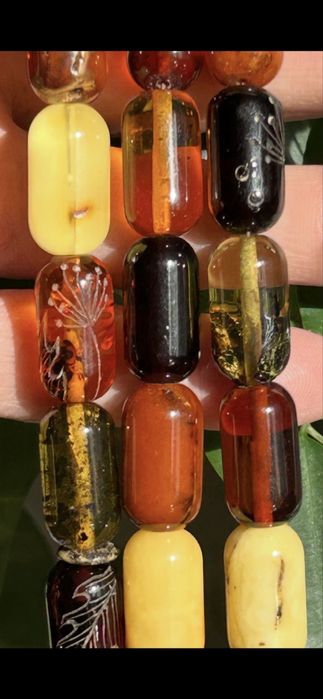 Броеница кехлибар 45 зърна