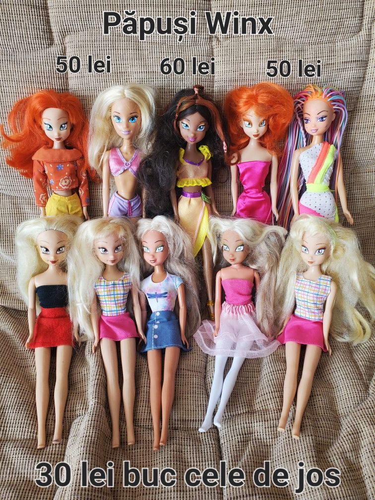 Păpuși Winx de colecție