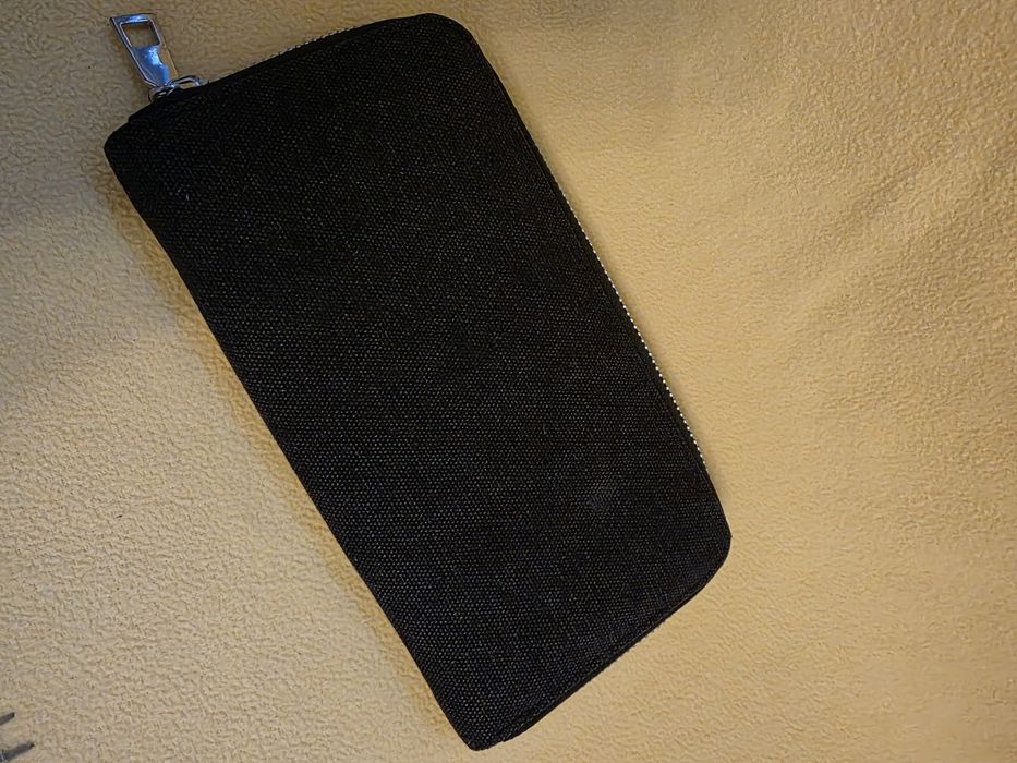 Portofel textil cu fermoar