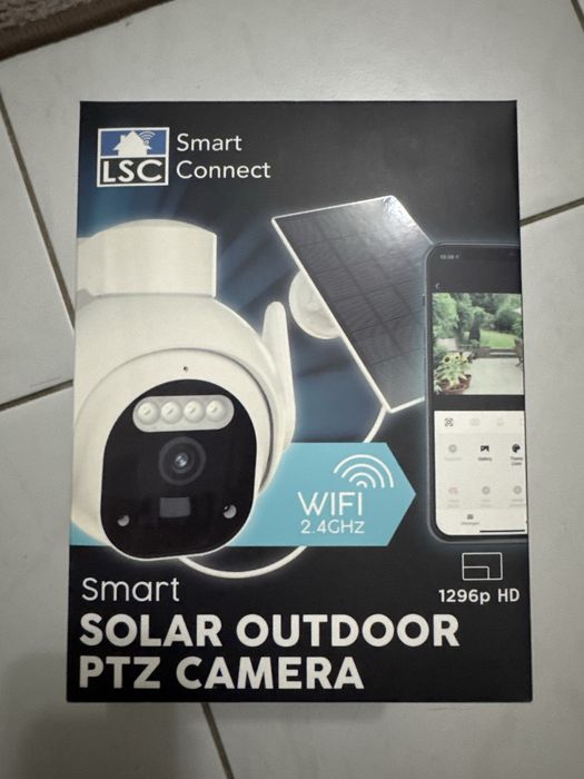 LSC Smart Connect  Cameră PTZ alimentată cu energie solară  1296p HD