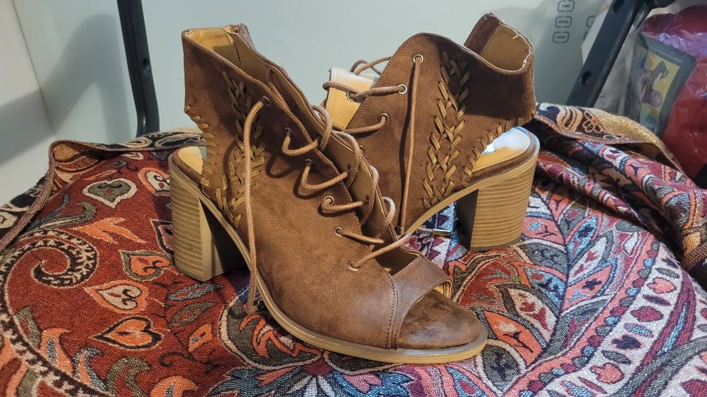Sandale damă din piele, mărimea 39 - Hand Made in Italy