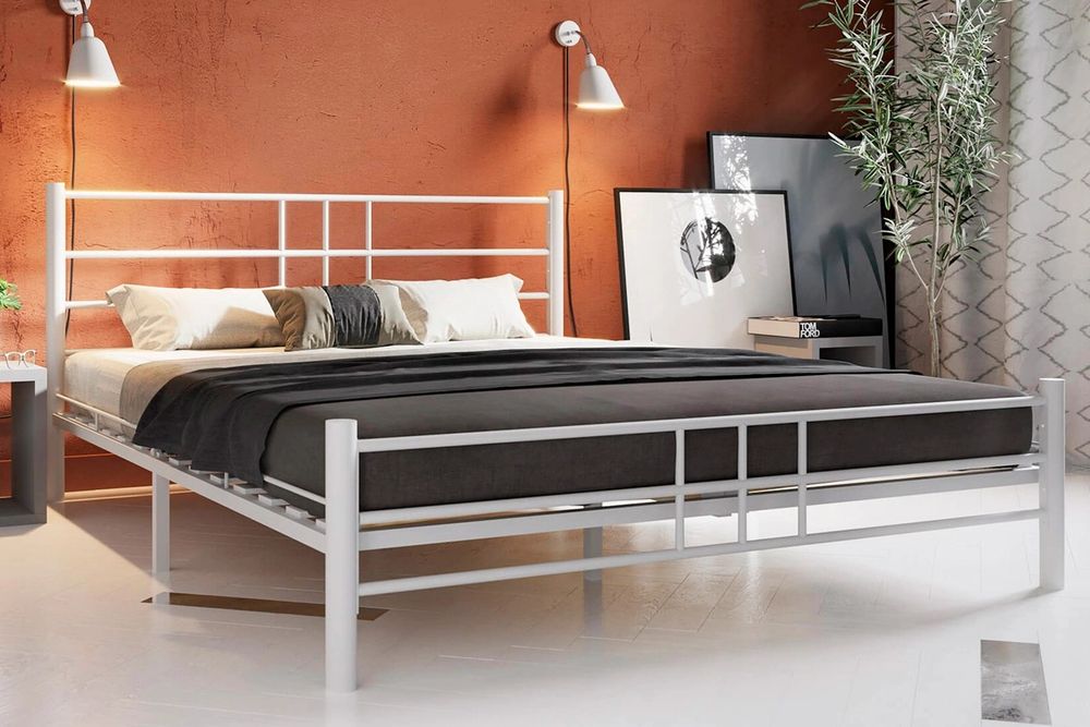 Temir krovat loft stilda