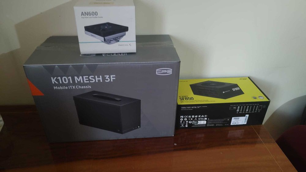 Sursa SF 850w corsair /carcasa pc  K101 mesh 3f/AN600