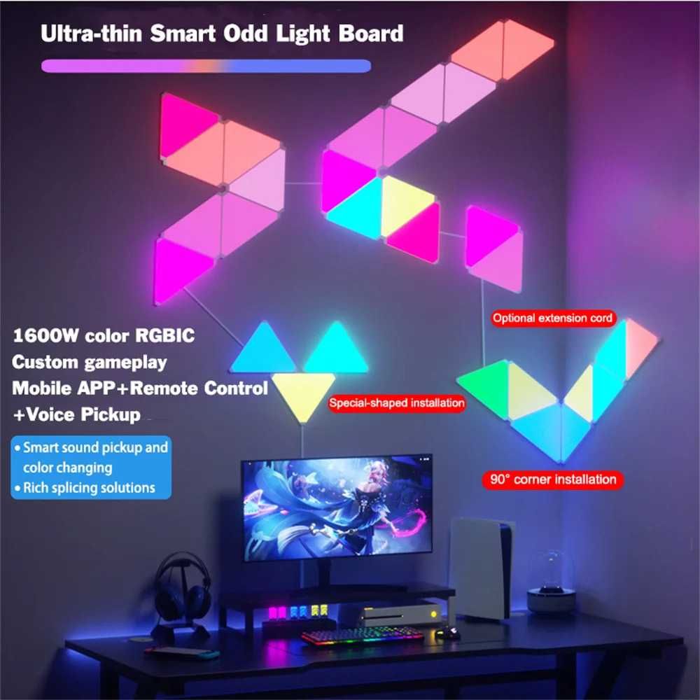 LED панель смарт панель YEELIGHT Smart Light  RGB 10 Блоков Tuya Wifi